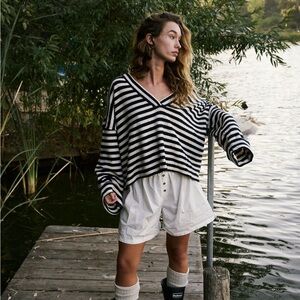 FP Beach striped sweater M